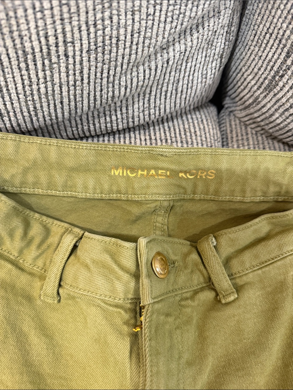 Michael Kors Olive Green Woman’s Jeans
